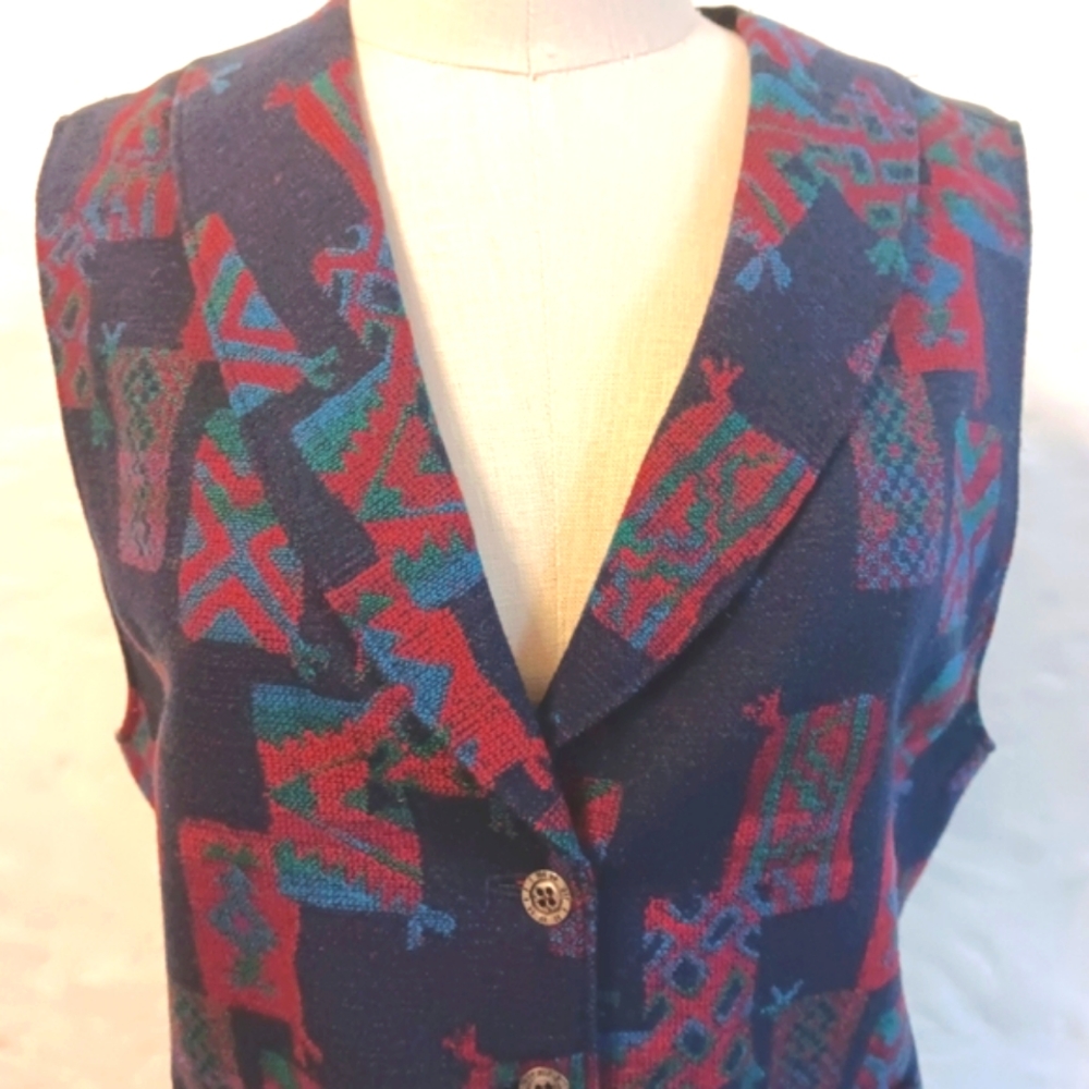 Vintage Pendleton Knockabout Wool, 4 Button Vest … - image 2